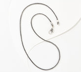 Artisan Crafted Sterling Silver Square Foxtail Chain with Lobster Clasp Necklace, 20"